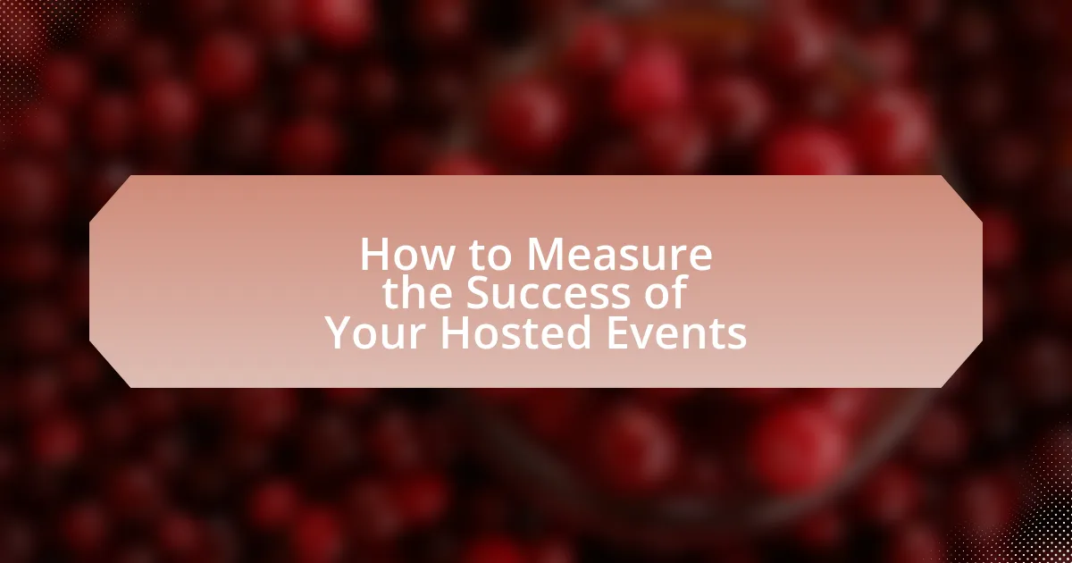 How to Measure the Success of Your Hosted Events